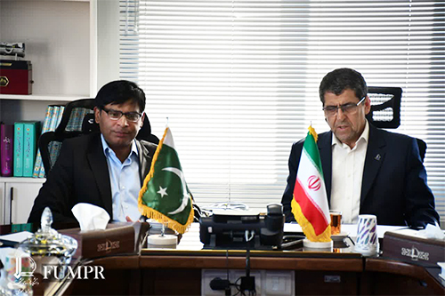 دیدار رئیس دانشگاه فردوسی مشهد با سرکنسول جدید جمهوری اسلامی پاکستان در مشهد